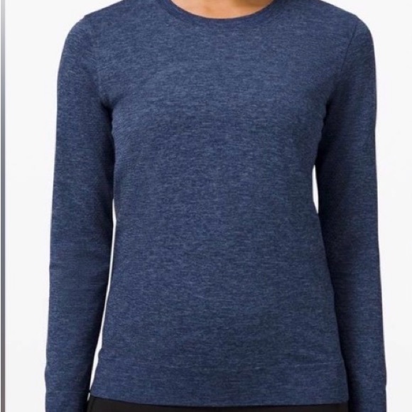 lululemon athletica Swiftly Breathe Vented Camo Tech Long-sleeve Crew Small NEW - Picture 4 of 14